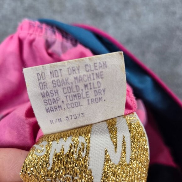 Vintage MAMO HOWELL Hawaiian Aloha Tropical Maxi Muumuu Dress Ruffles Pockets 12 - Picture 4 of 13